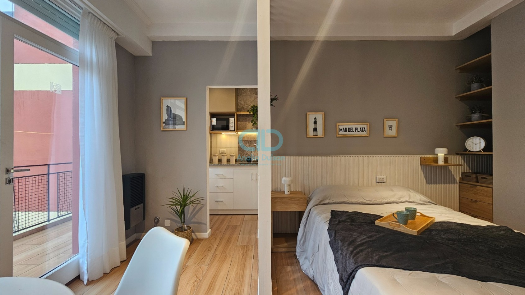 VENTA UN AMBIENTE CON BALCON TERRAZA