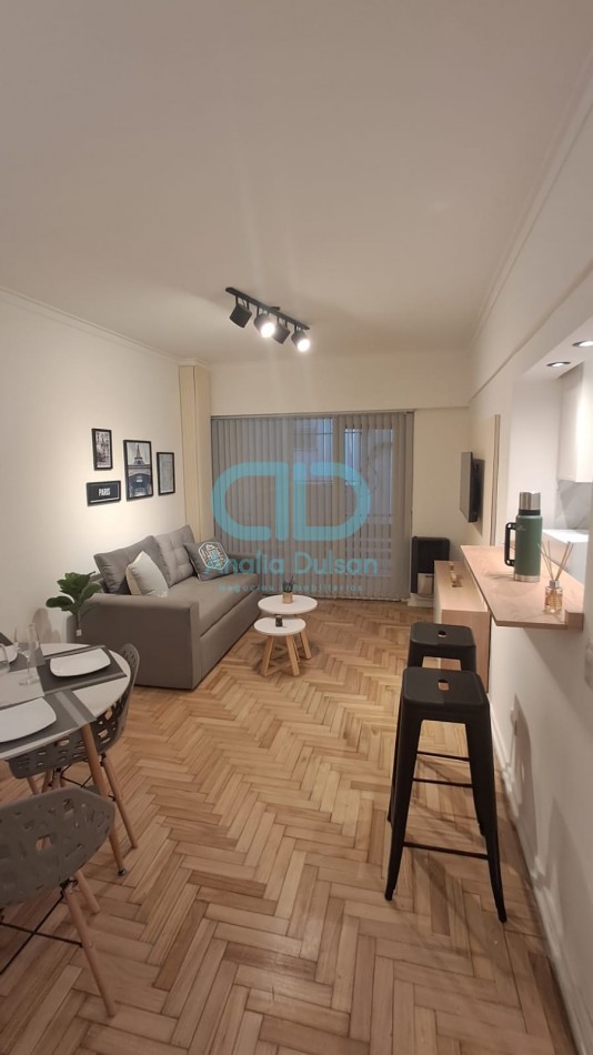 VENTA 2 AMBIENTES CON PATIO Y BALCON
