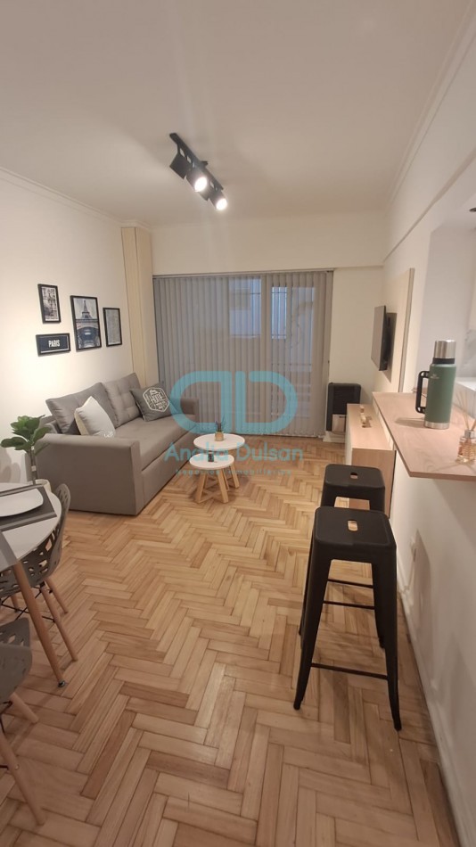 VENTA 2 AMBIENTES CON PATIO Y BALCON